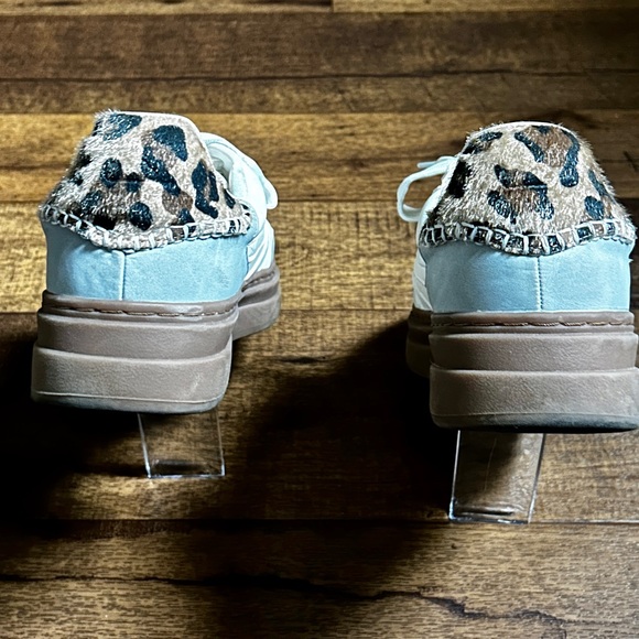 Project Cloud Memory Foam Insole ~ Women's Size 10 White/Leopard Print Sneakers - Picture 15 of 15